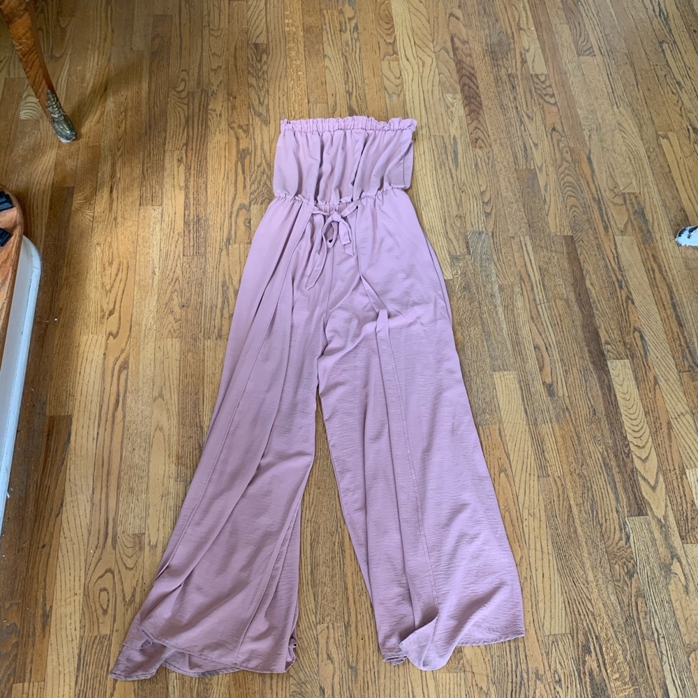 pink jumpsuit